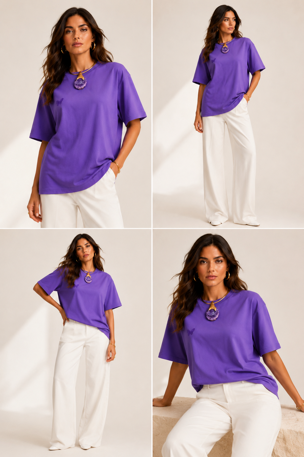 T-shirt oversize Signature