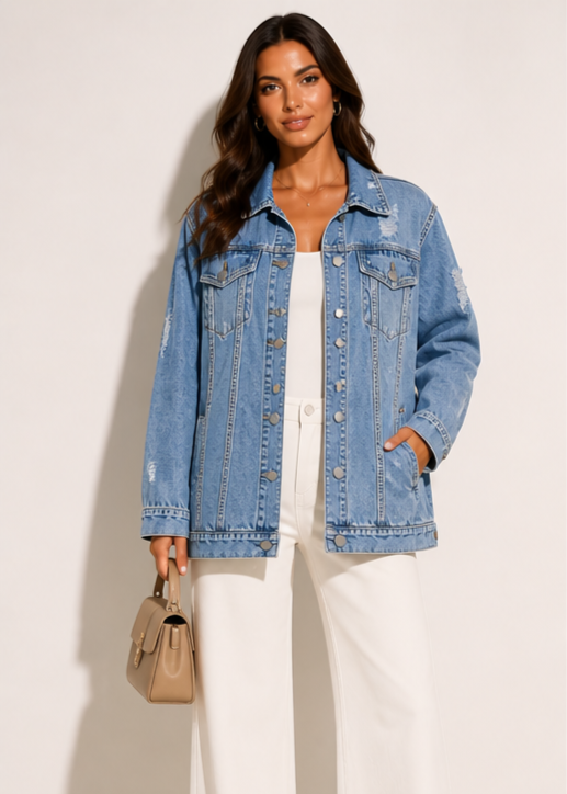 Veste en jean SOY LIBRE