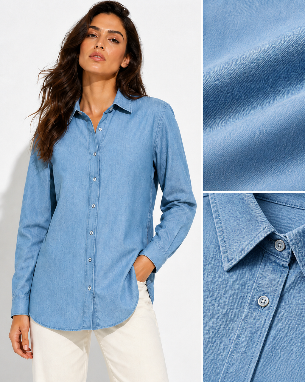 Chemise bleu jean SOY LIBRE