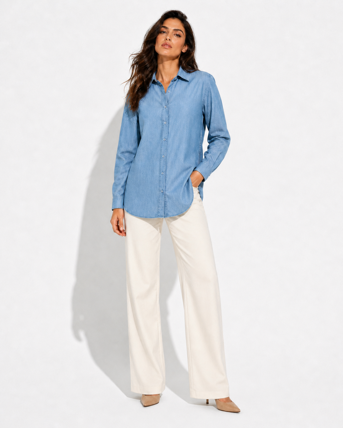 Chemise bleu jean SOY LIBRE