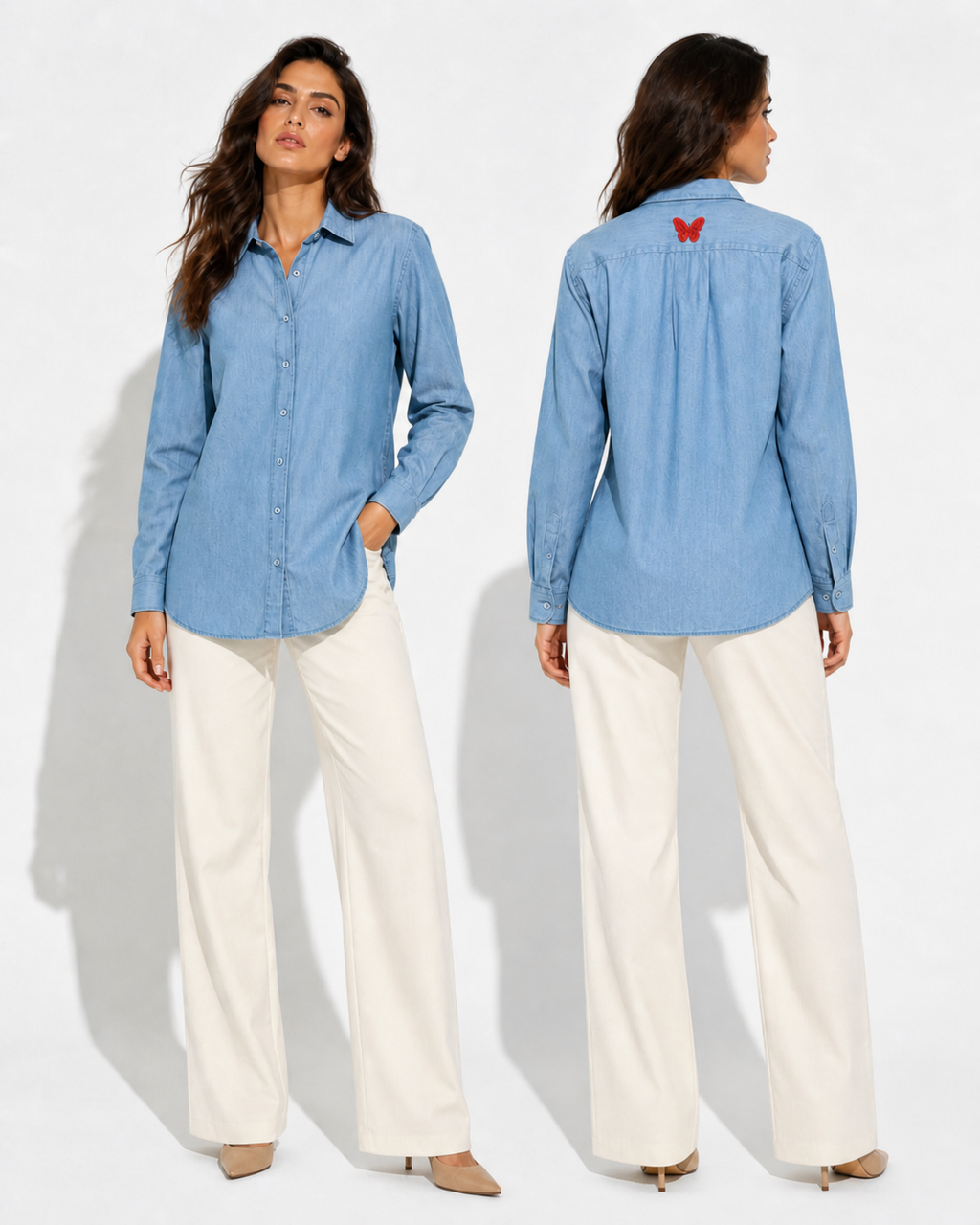 Chemise bleu jean SOY LIBRE