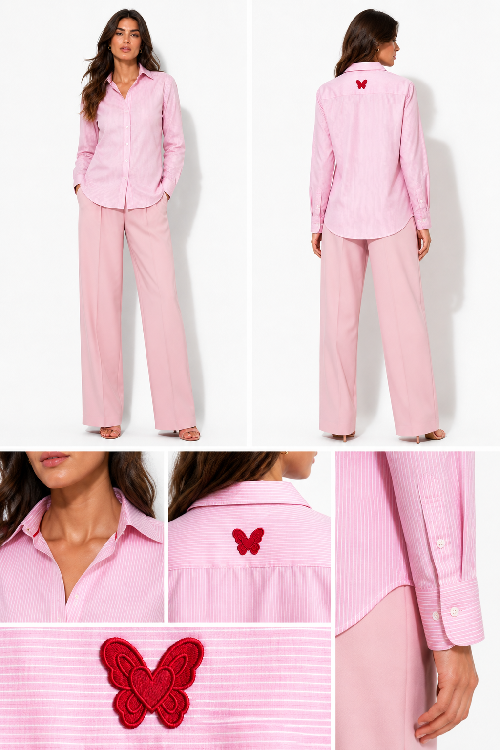 Chemise rayures rose SOY LIBRE