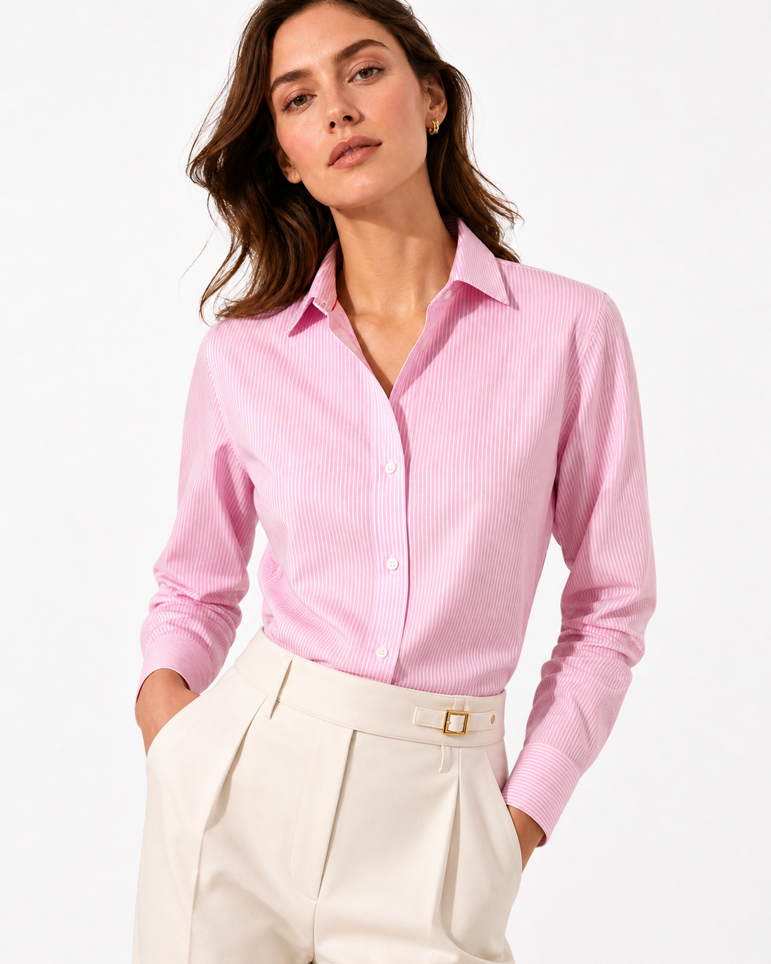 Chemise rayures rose SOY LIBRE