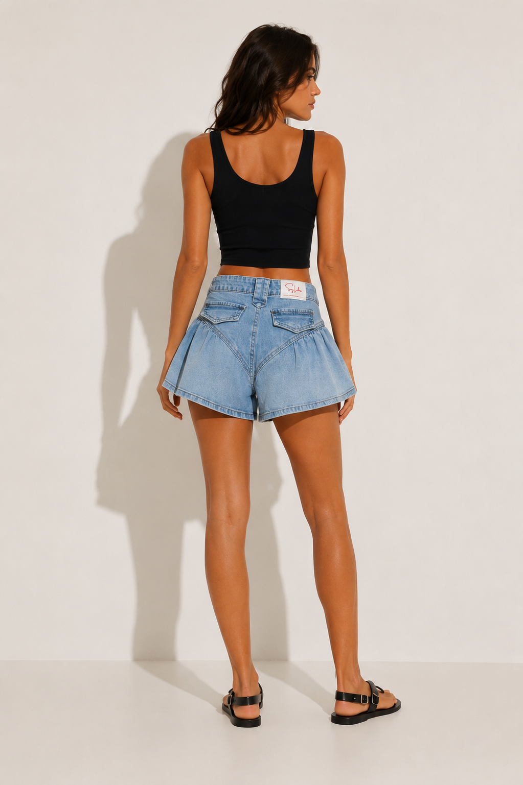 Short Balloon Denim