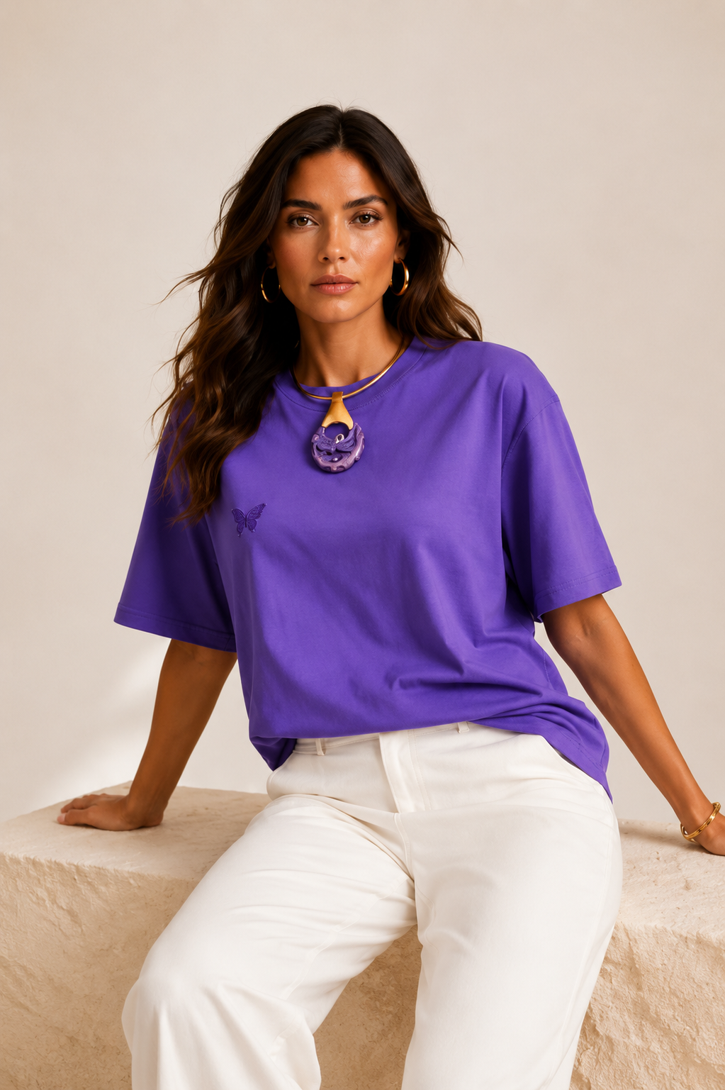 T-shirt oversize Signature