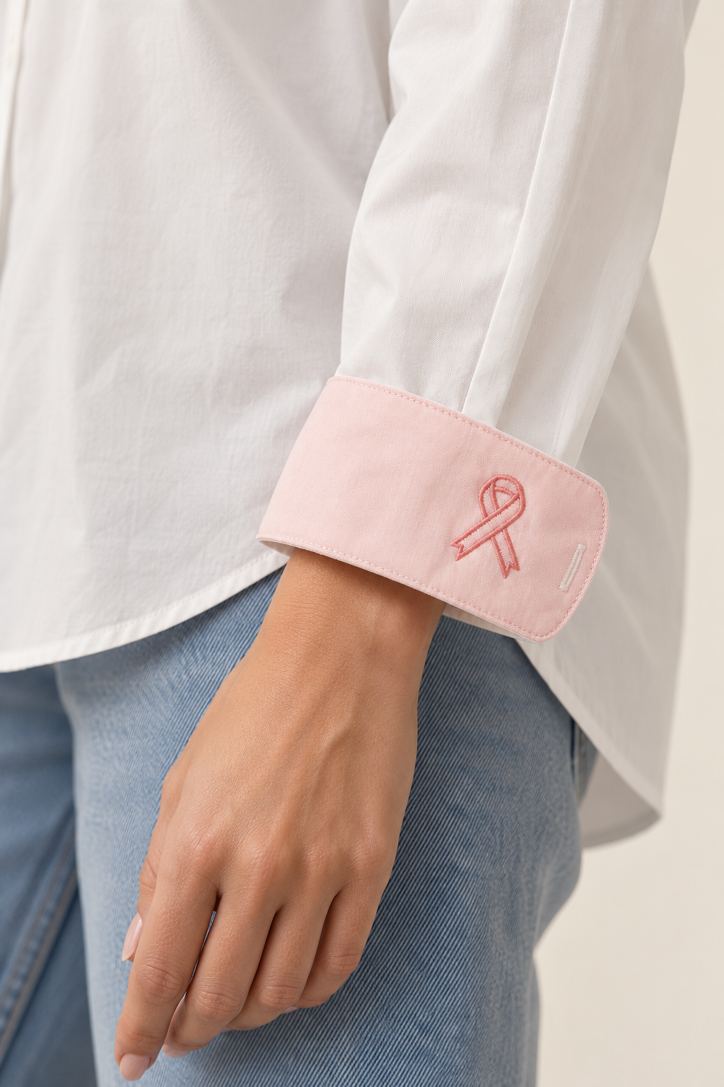 Chemise blanche femme Octobre Rose – Soy Libre