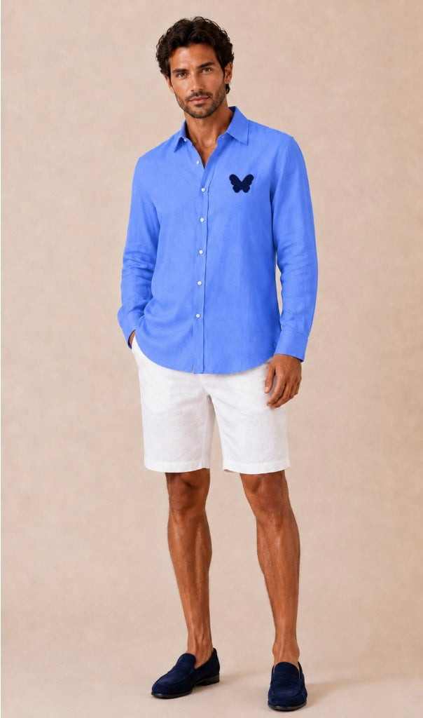 Chemise en lin Signature