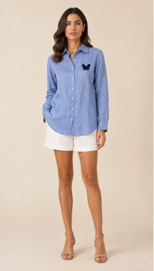 Chemise en lin Signature