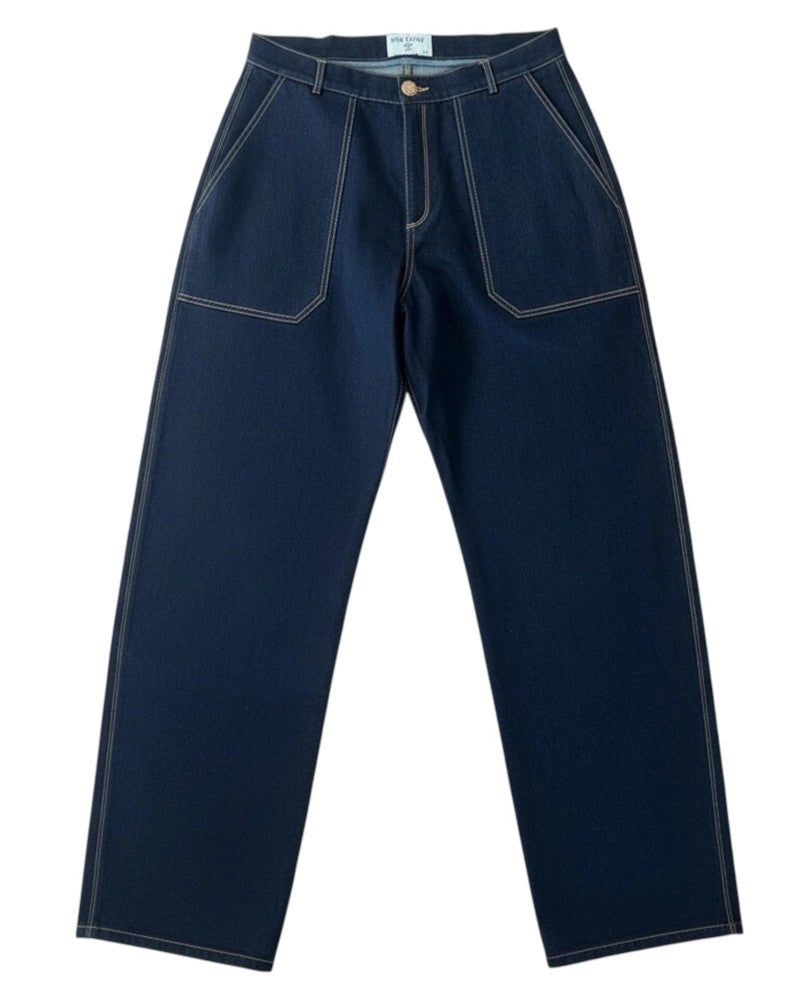 Pantalon en denim brut à coupe droite - SOY LIBRE